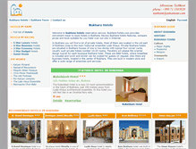 Tablet Screenshot of bukhara-hotels.com